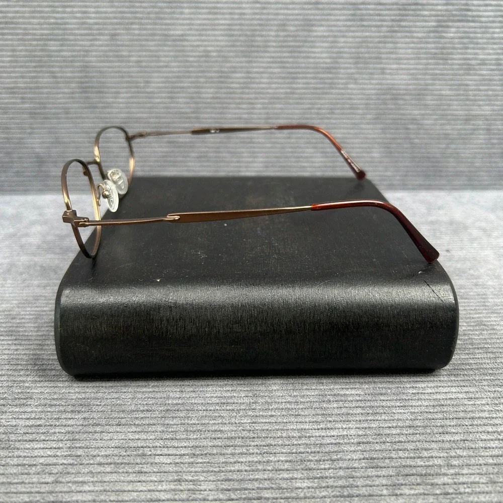 IM it Bronze Oval Metal Y2k Eyeglass Frames 54-19-140 C4 Korea